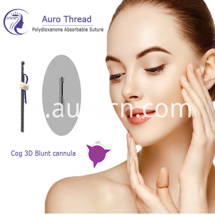 tandwiel 3D Blunt Cannula Cog 3D Pdo Thread Lift Korea